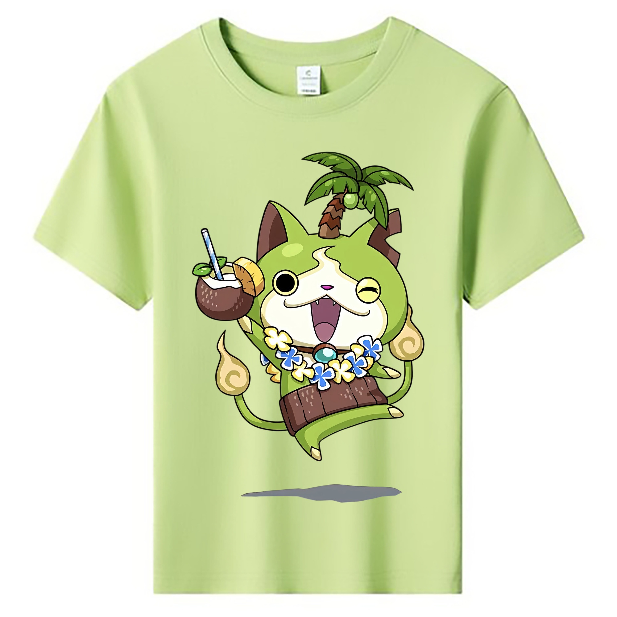 （画像用） 妖怪ウォッチ Yo-kai Watch 綿100％キッズTシャツ（フロントプリント）